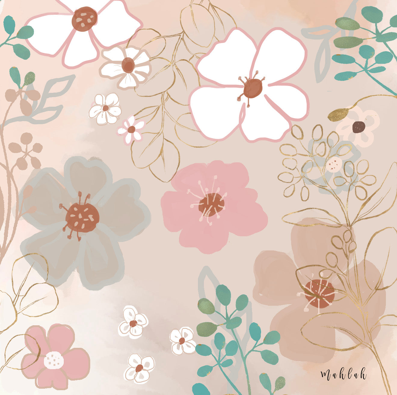 Kids Bloom Print