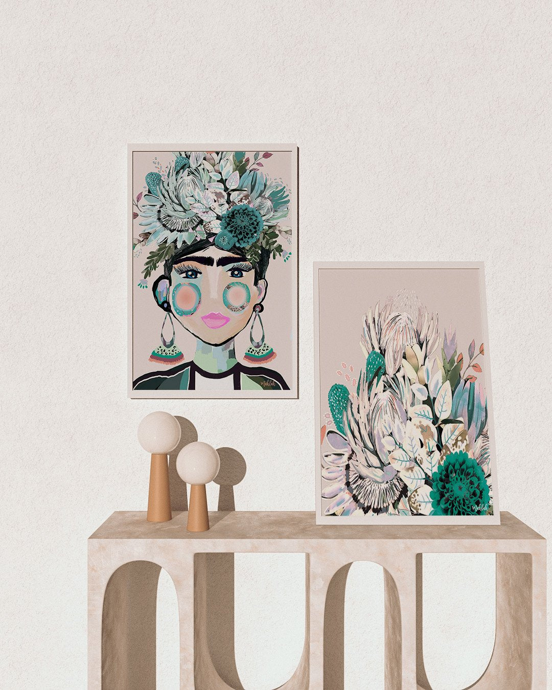 Layla Flowers Canvas Print