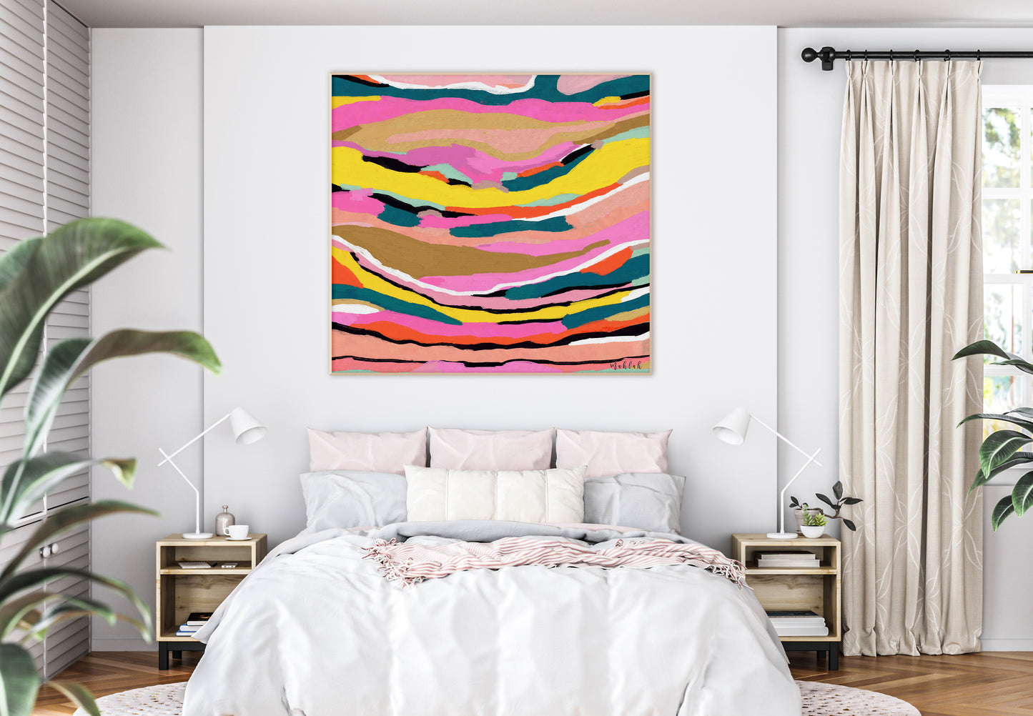A Paradise Abstract Canvas Print