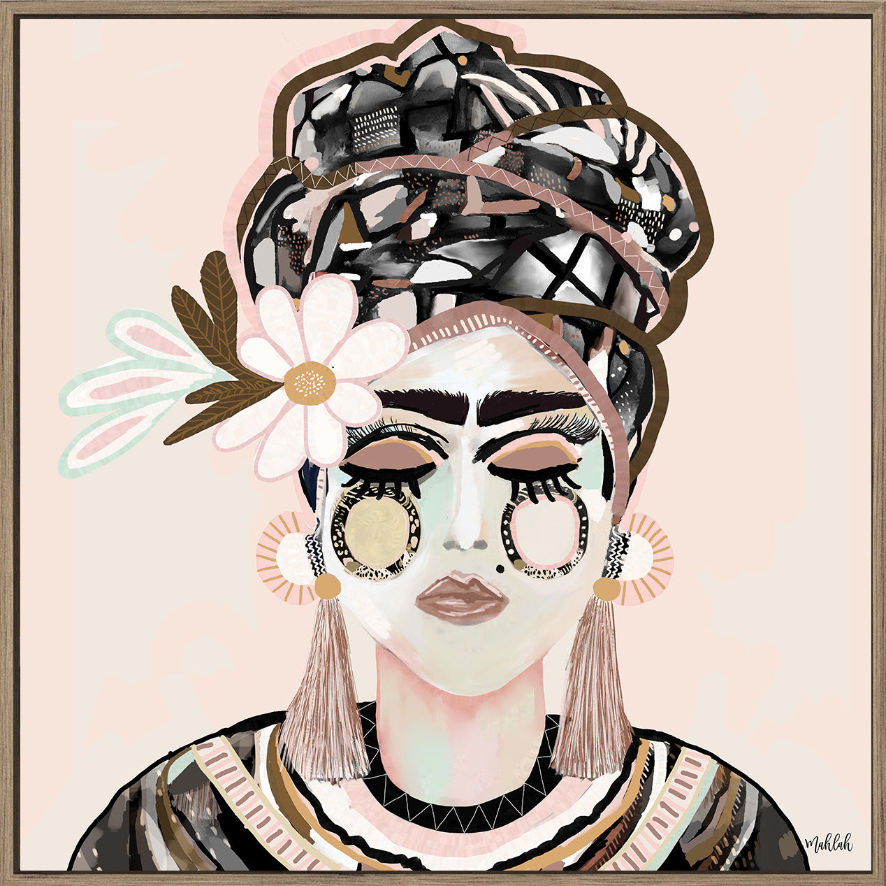 Jameela Canvas print