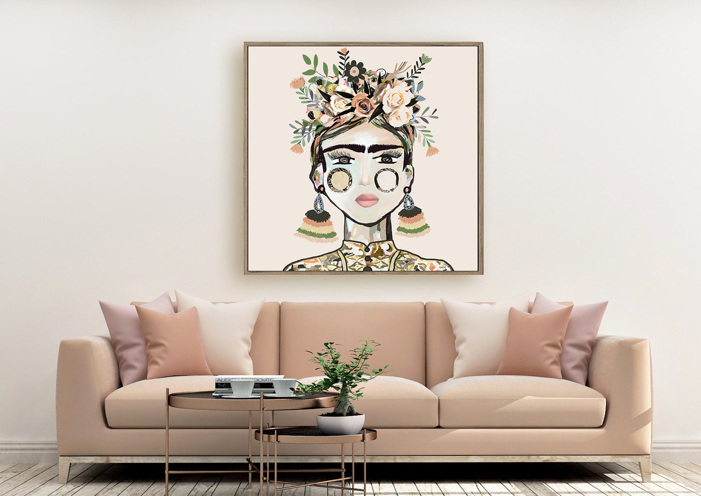 Earth to Frida Canvas Print