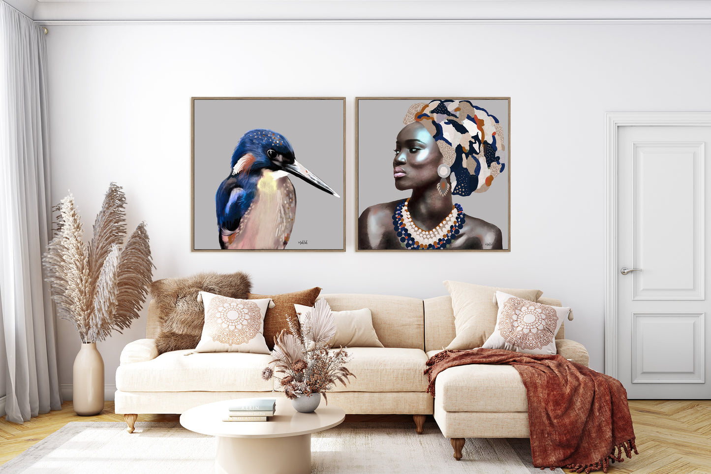 Norma King fisher Canvas Print