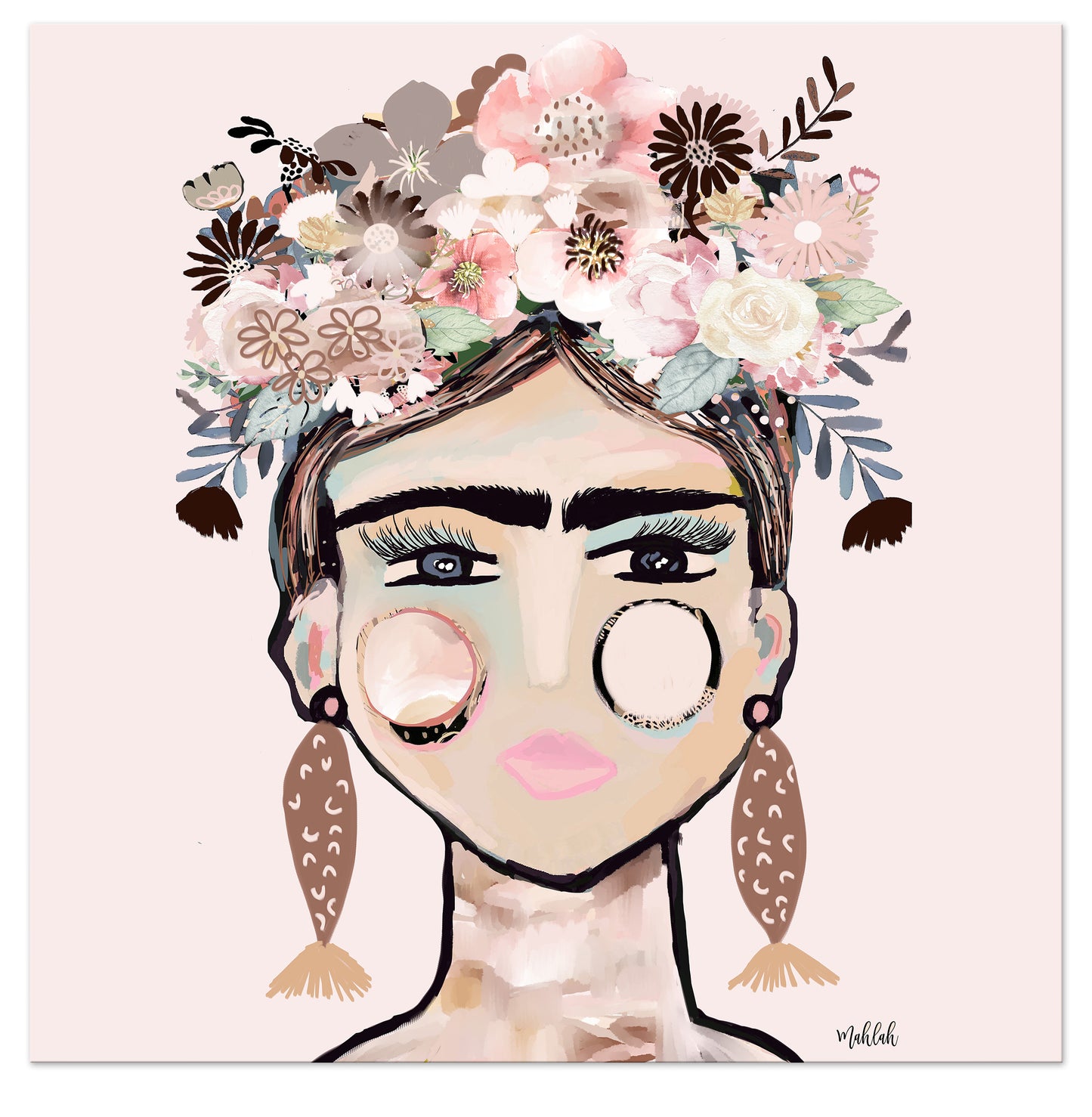 Cosmetic Frida Canvas Print