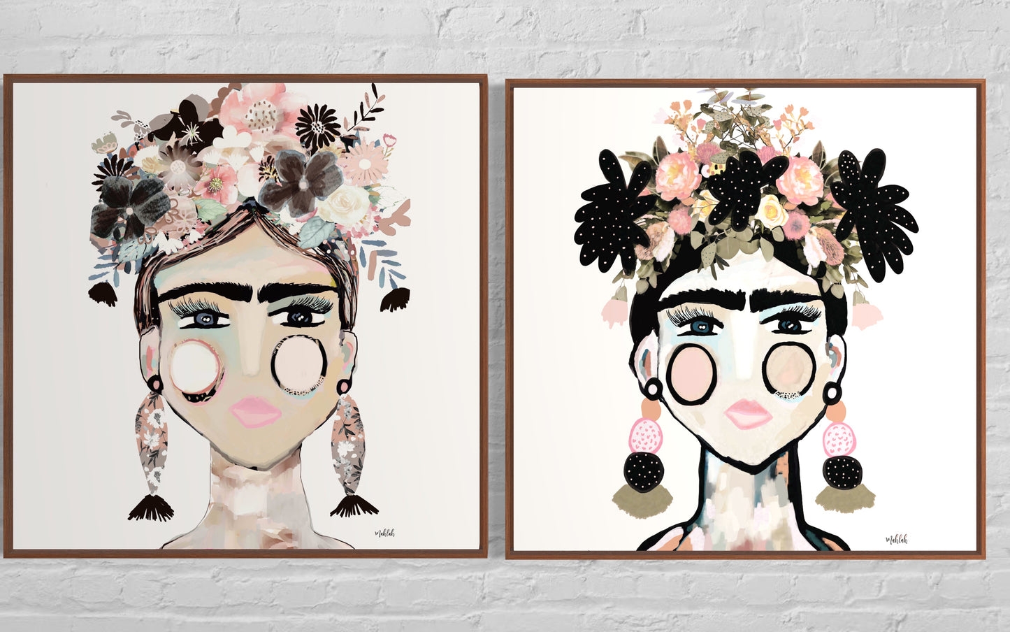 Set of 2 Frida Canvas prints