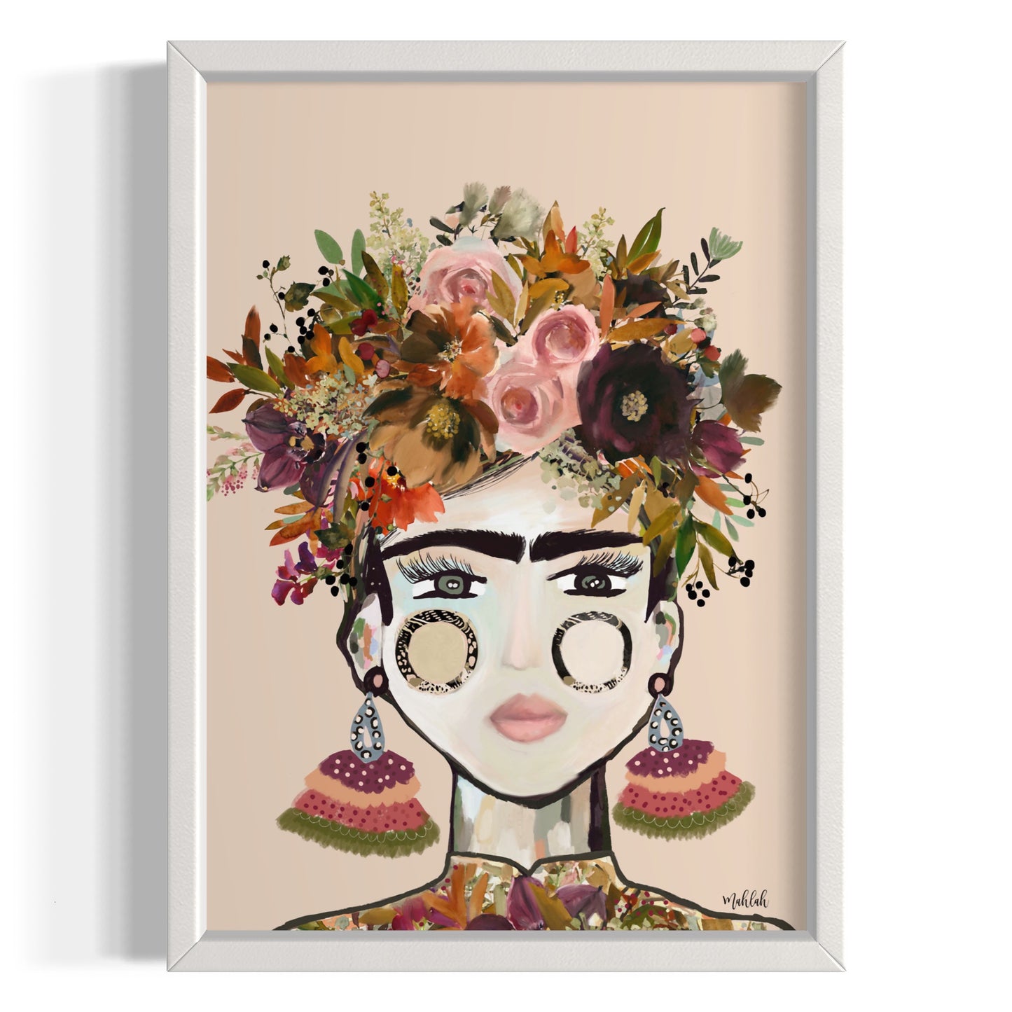 A3 Spring Carnival Frida print 300gsm