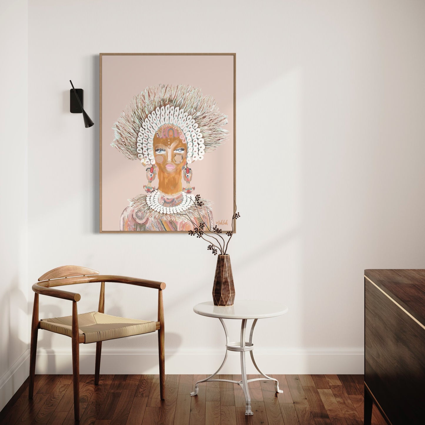 Cream herra Canvas Print