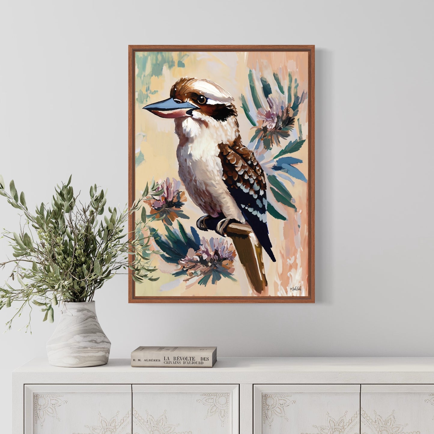 Kookaburra Bloom  2 canvas print