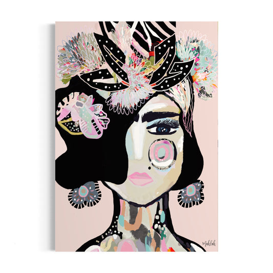 Festive Frida pastel A3 print 330gsm smooth Matte finish