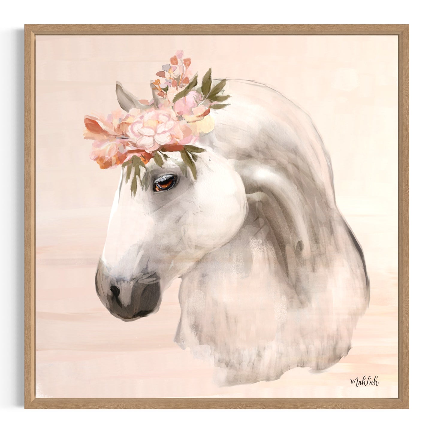 Horse (square) canvas print