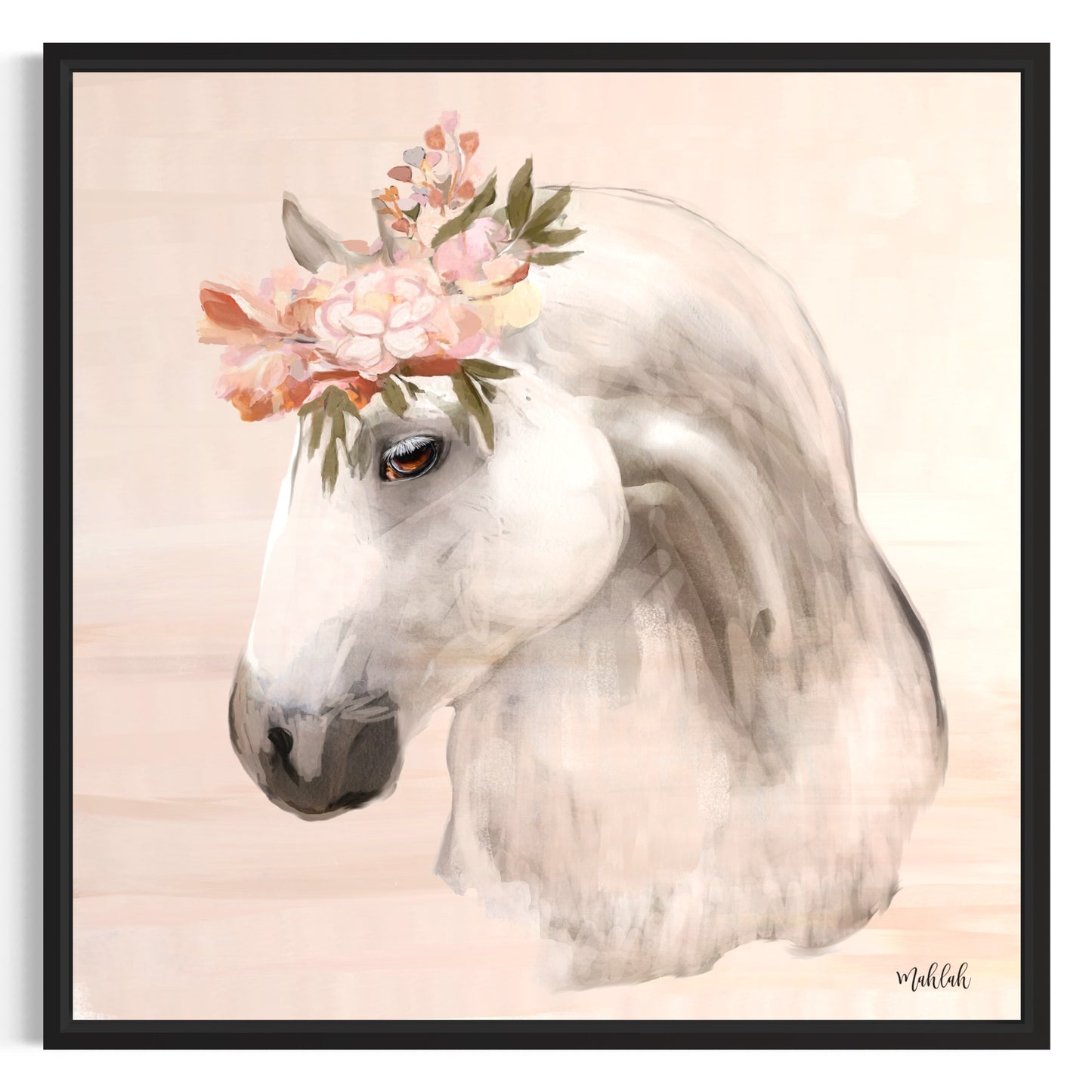 Horse (square) canvas print