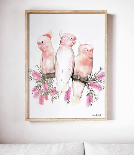 Pretty Birds Art  Print