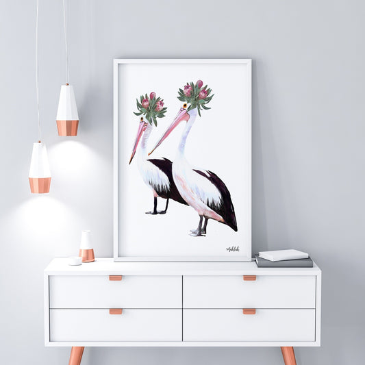 Pelicans  Print