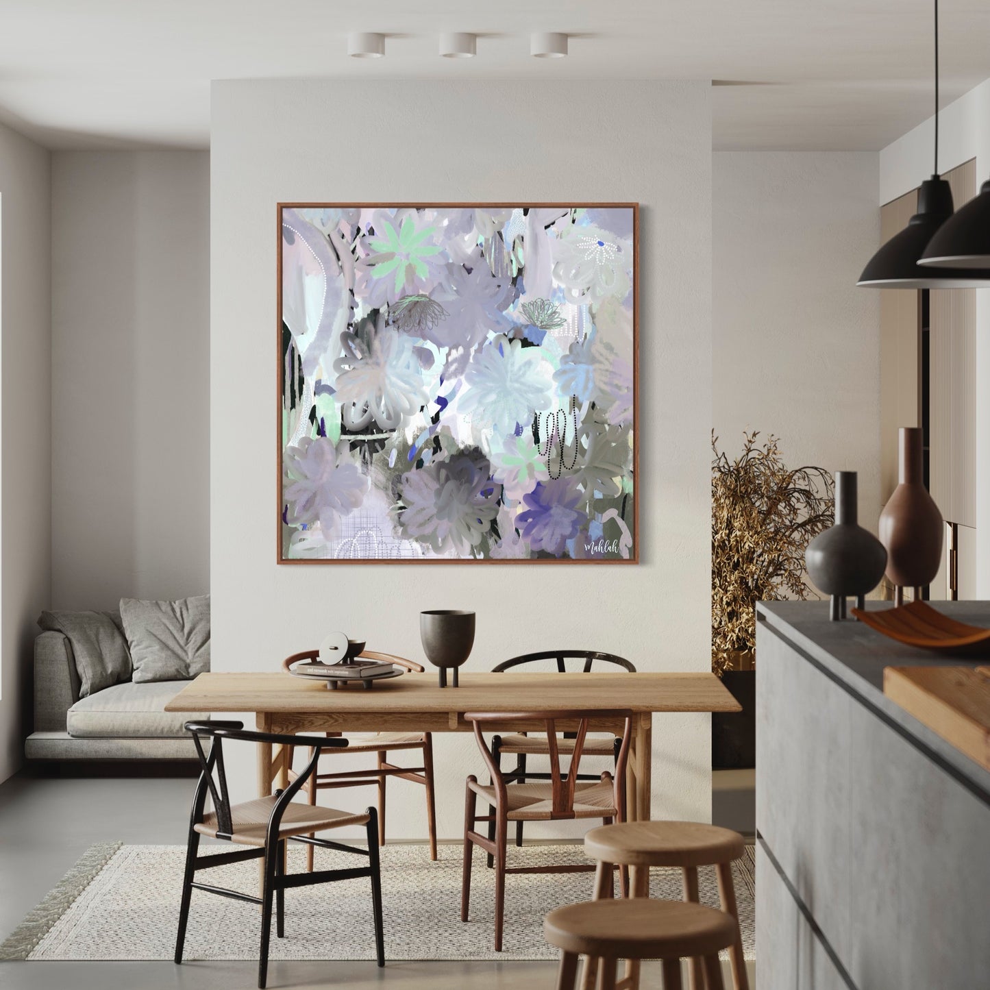 Hotel abstract canvas print