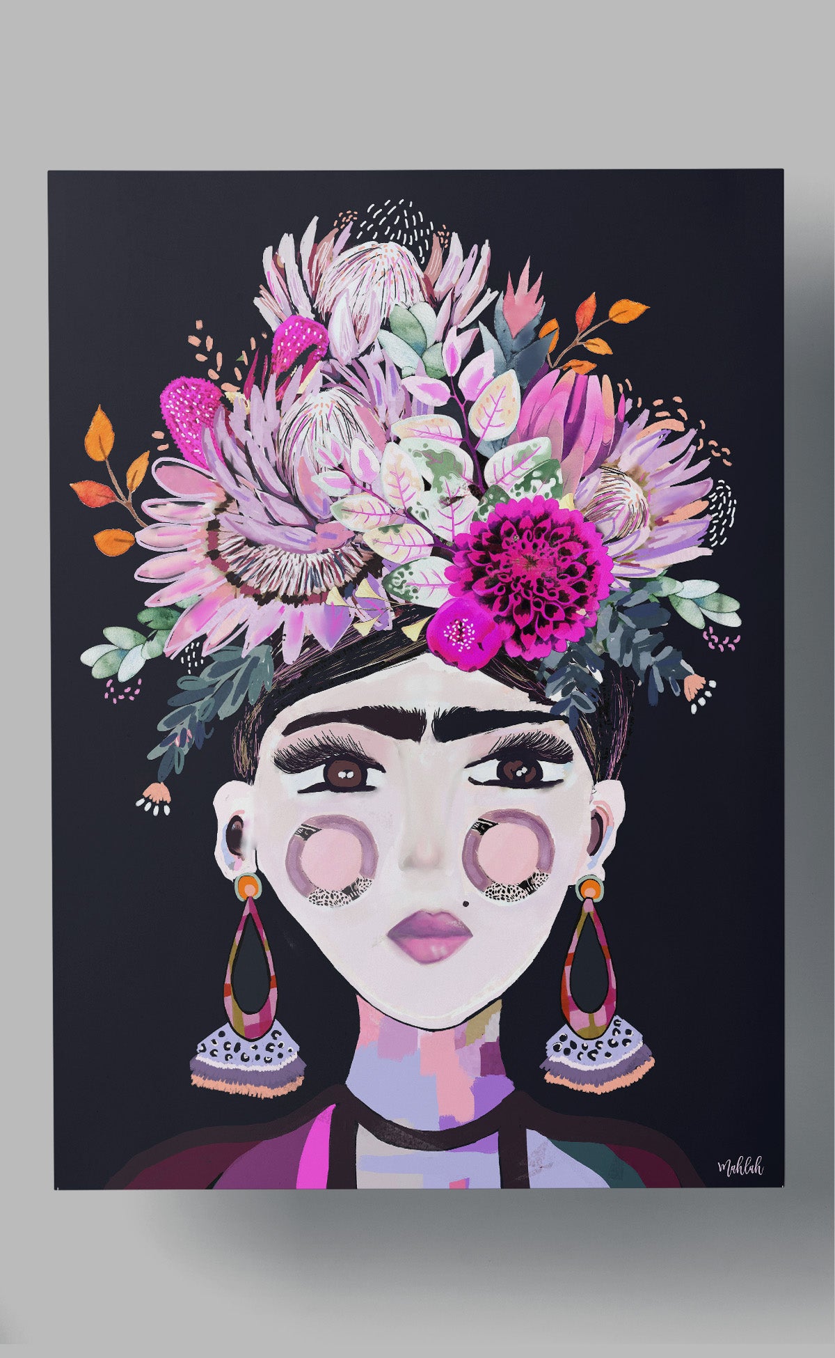 A3 print 300gsm Night Frida- -FRIDAINK00142