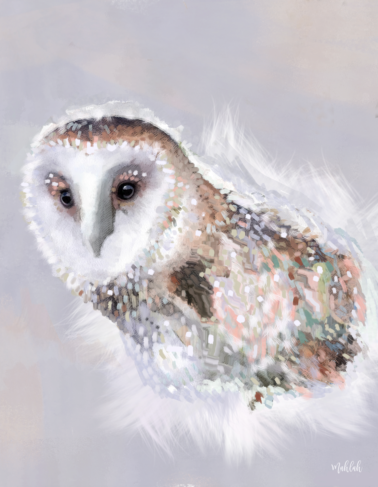 Luna Owl Print