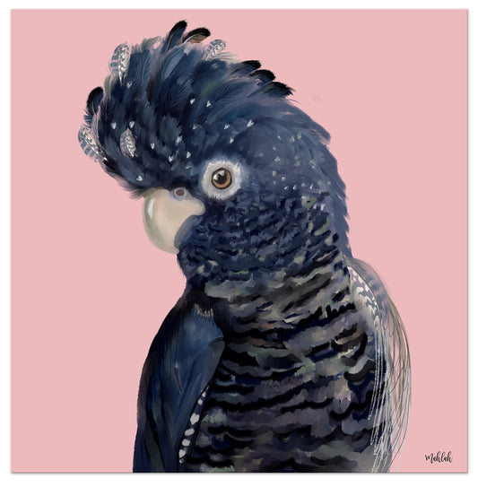 Blue Feathered Cockatoo Canvas Print