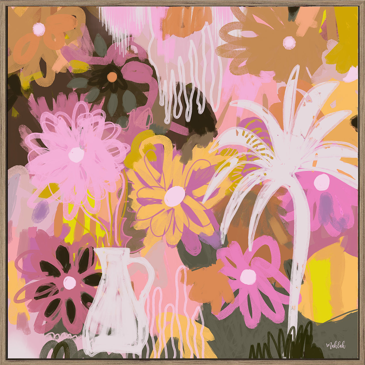 Flower power Hippy Canvas Print