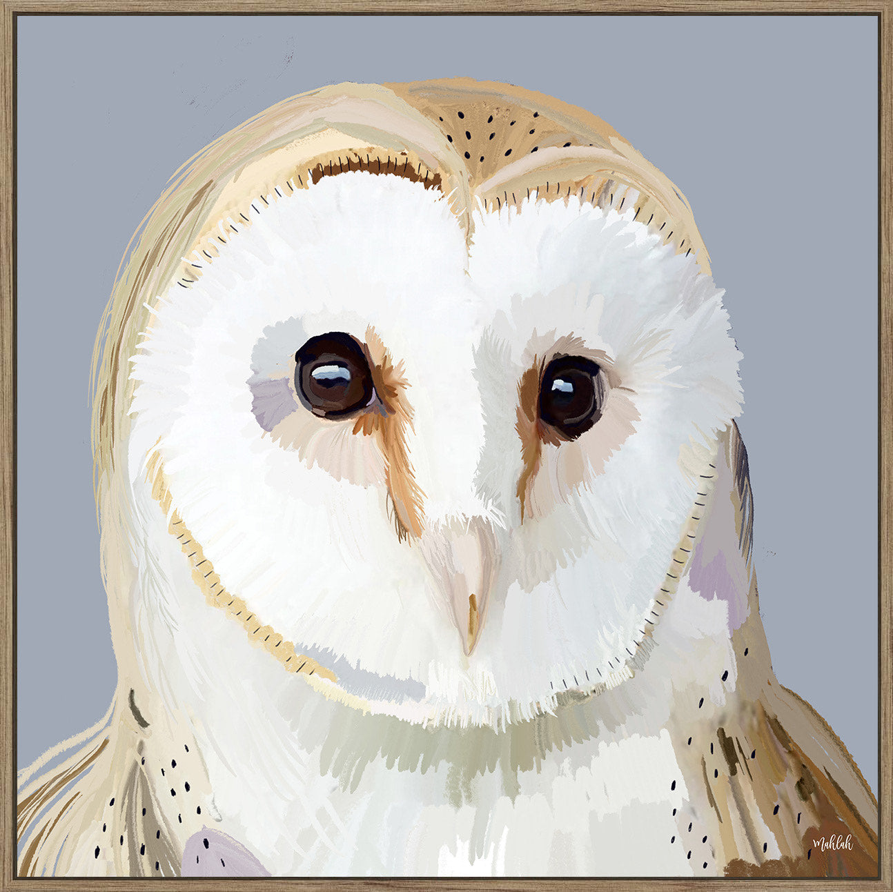 Mahalo Owl Canvas Print