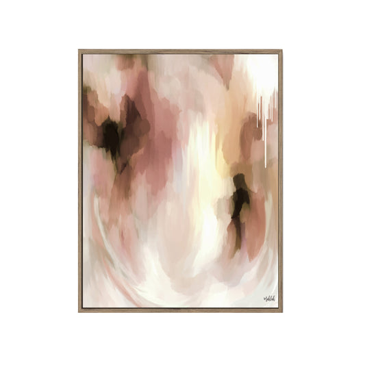 Earth abstract pink Canvas Print