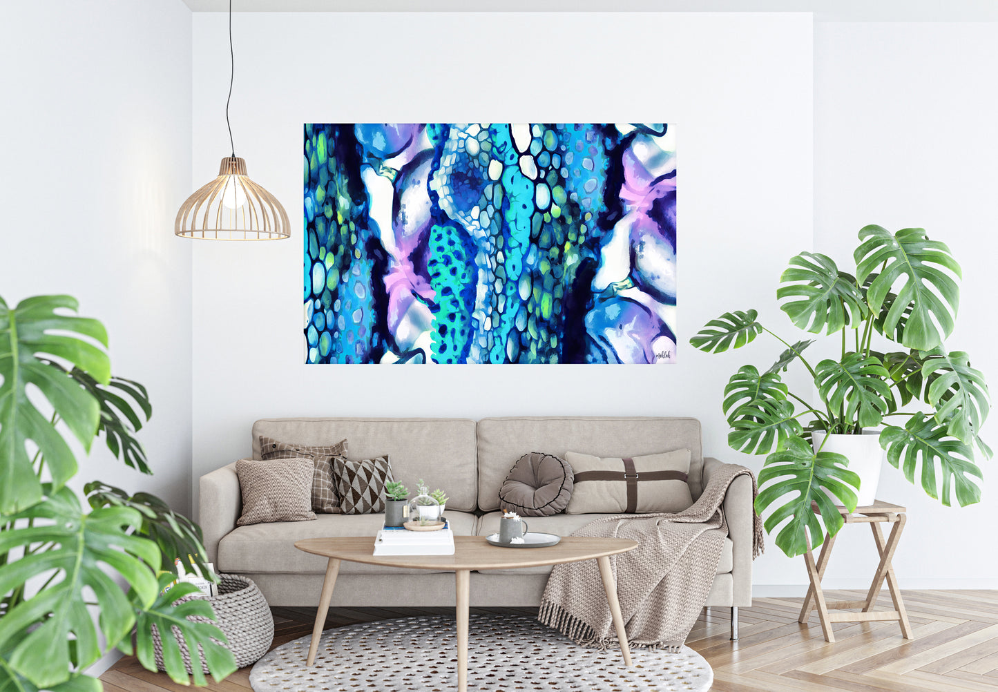 Cell life Canvas Print