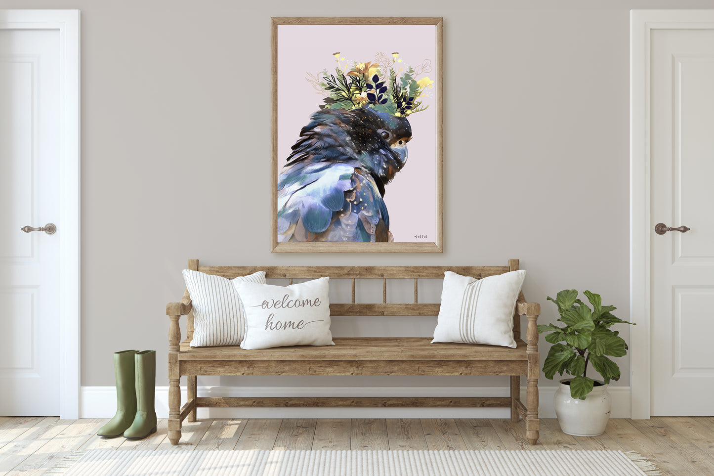 Summer Cockatoo  Art Print