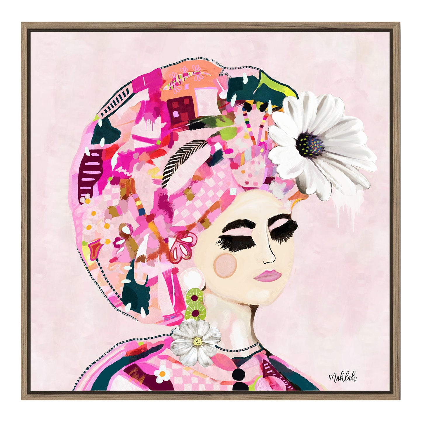 Lolly May (Square) Canvas Print