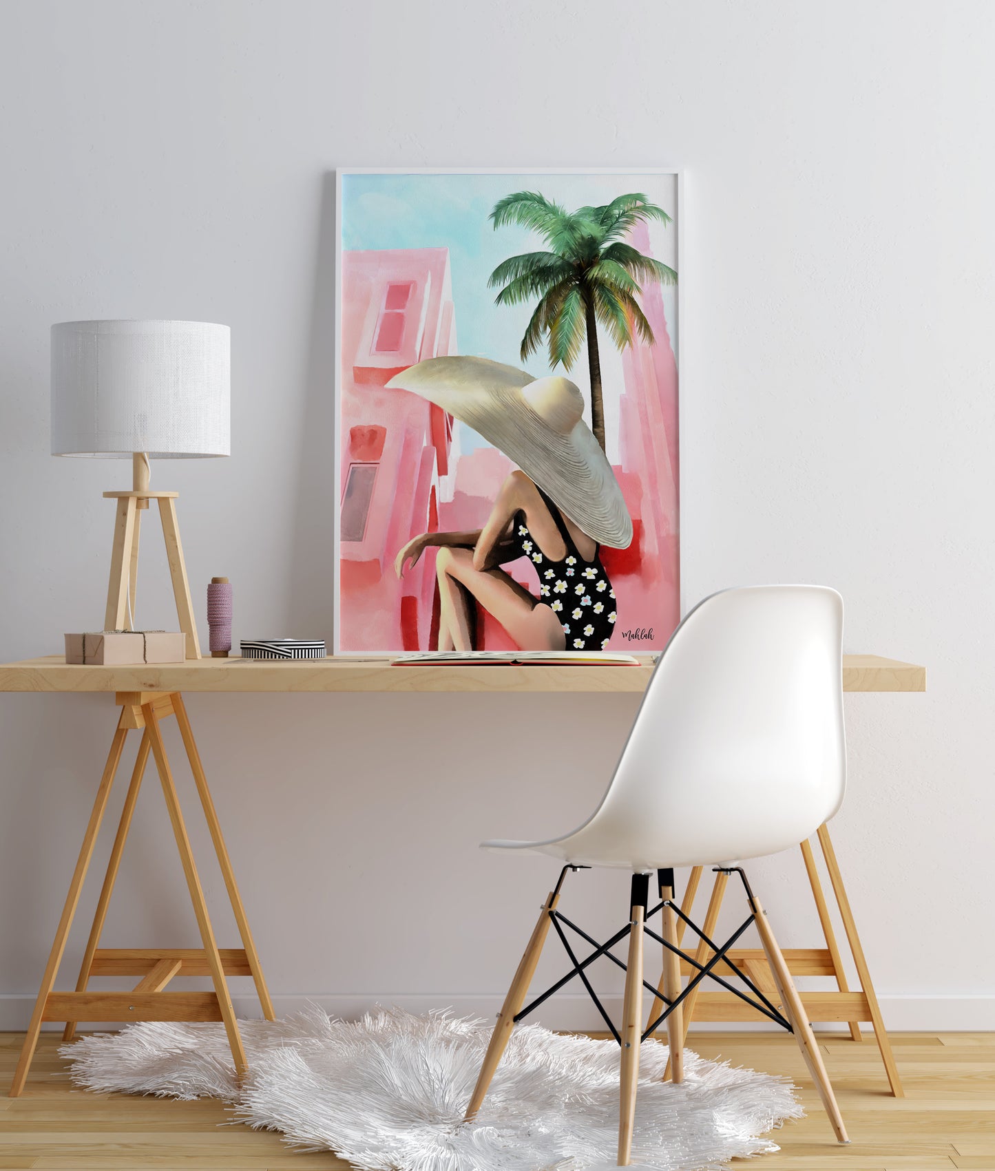 Summer Palm Canvas Print